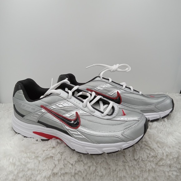 NIke Shoes Mens US 10 Metallic Silver Initiator Running Athletic Sneakers 394055
